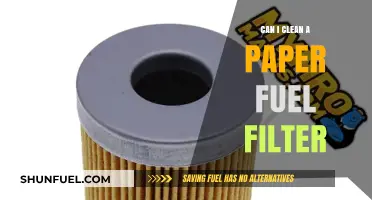How to Clean a Paper Fuel Filter at Home