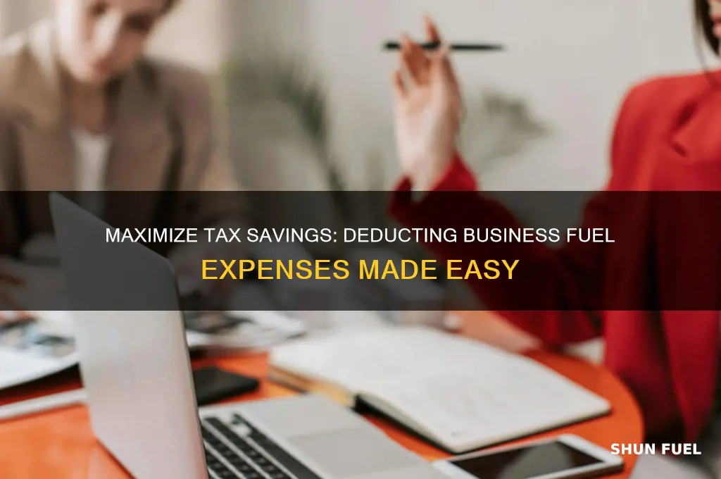 can i deduct business fuel expenses