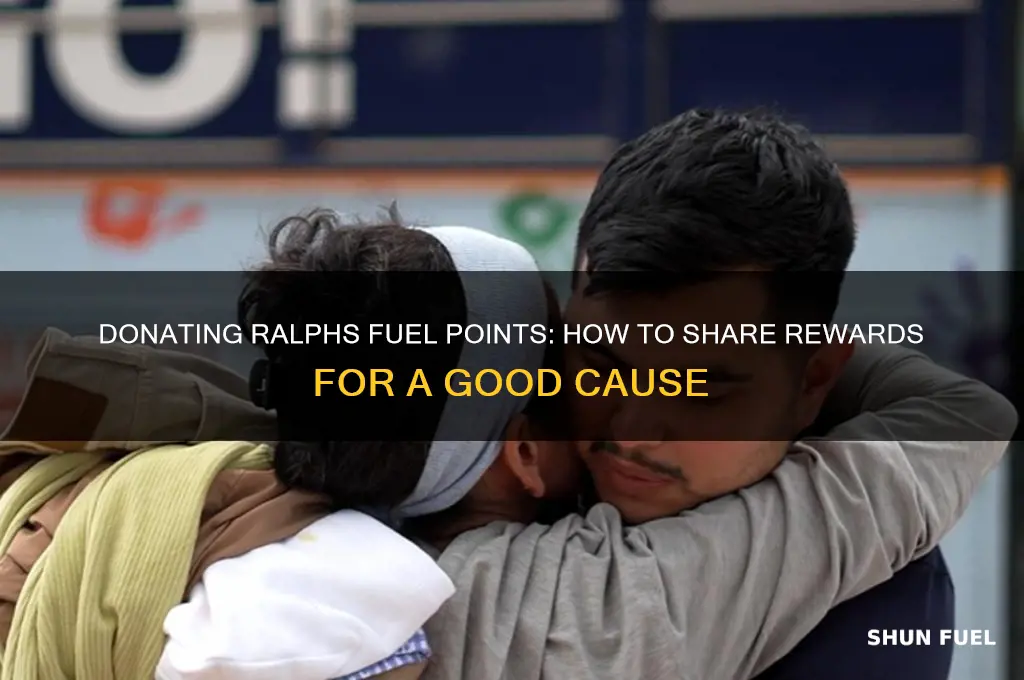can i donate my fuel points at ralphs
