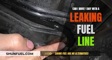 Leaking Fuel Line: Safe Driving or Immediate Repair?