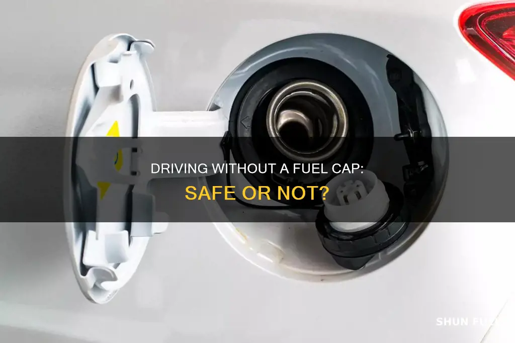 can i drive car without fuel cap