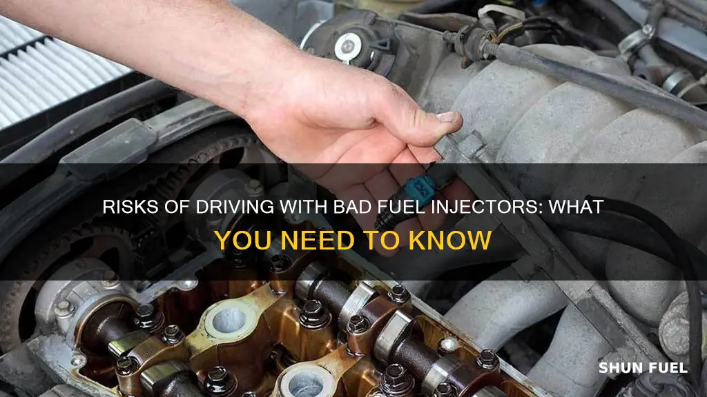 can i drive my car with bad fuel injectors