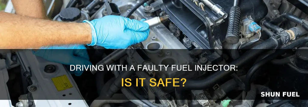 can i drive with a bad fuel injector