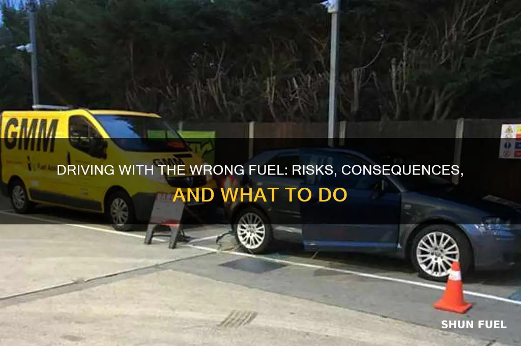 can i drive with the wrong fuel