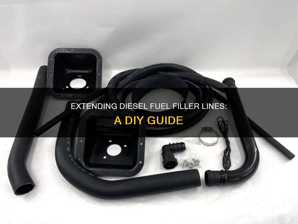 can i extend a diesel fuel filler line