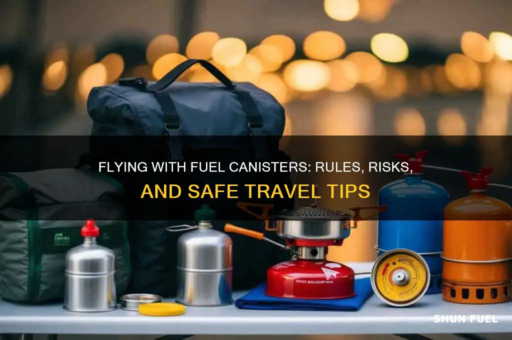 can i fly with a fuel cannister