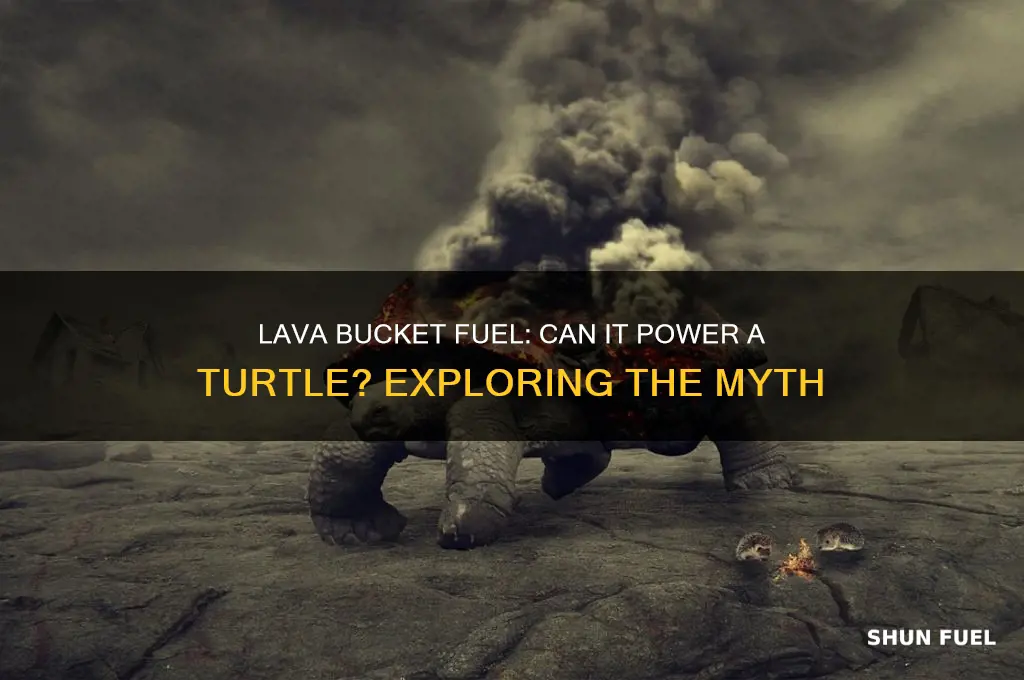 can i fuel a turtle with a bucket of lava