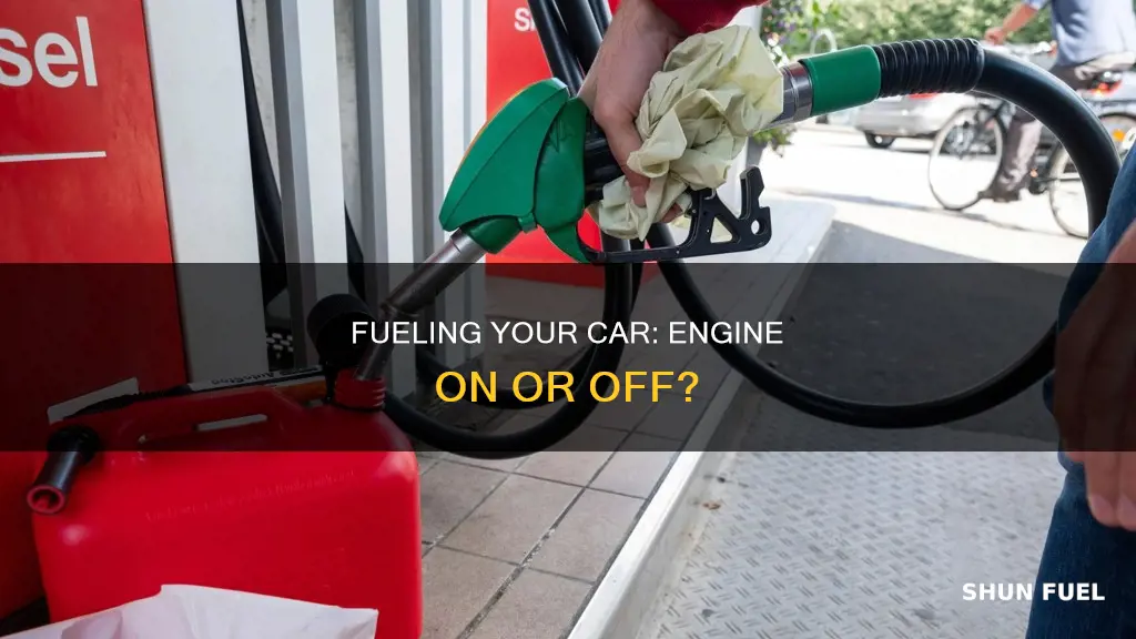can i fuel my car with engine running