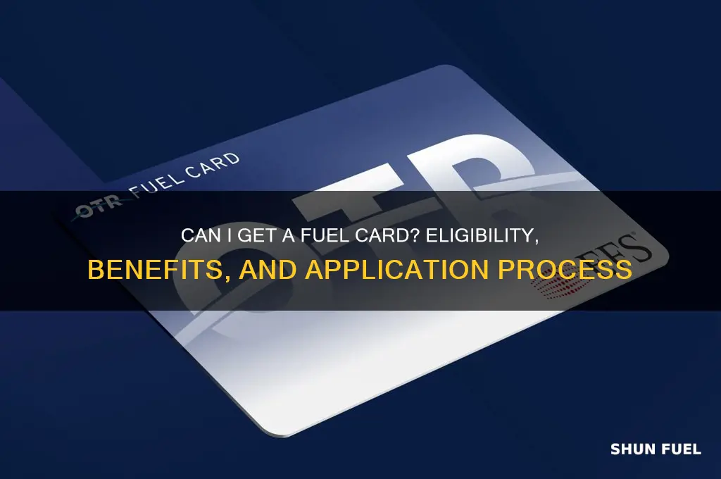 can i get a fuel card