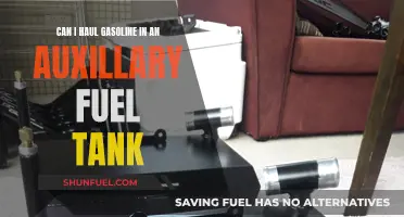 Hauling Gasoline: Is an Auxiliary Fuel Tank Safe?