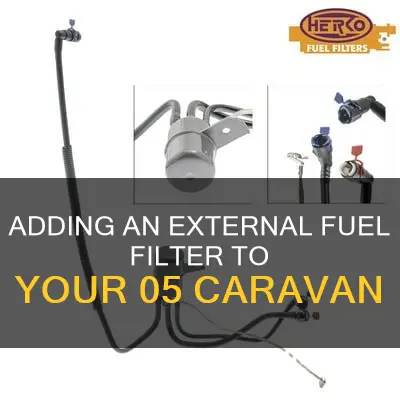 can i install an outside fuel filter on 05 caravan