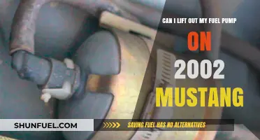 How to Safely Lift Out a 2002 Mustang Fuel Pump