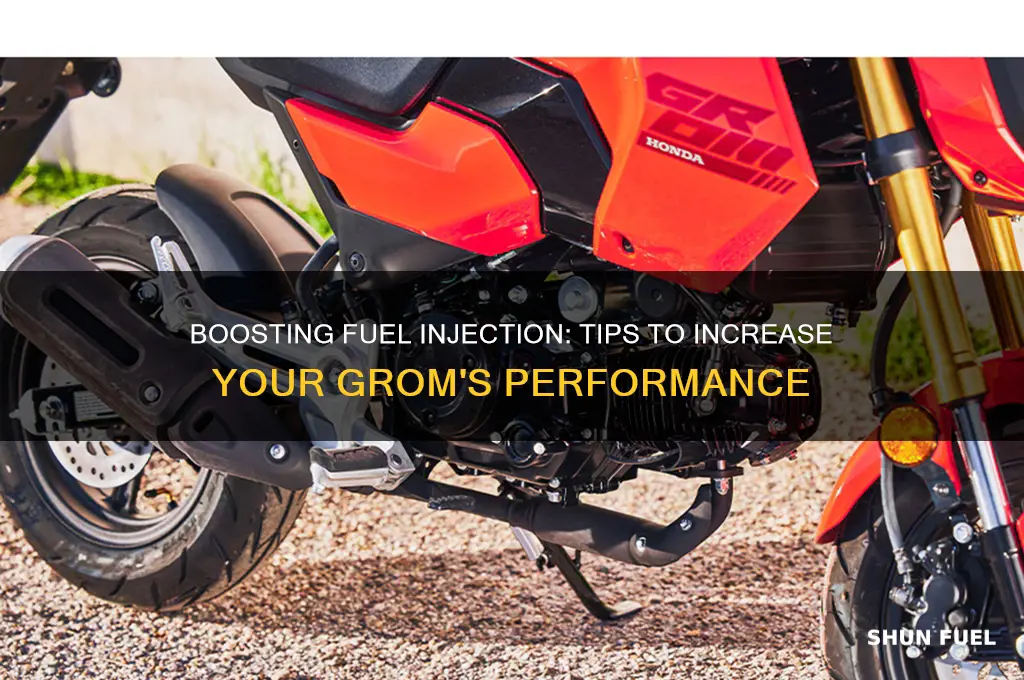 can i make my grom inject more fuel