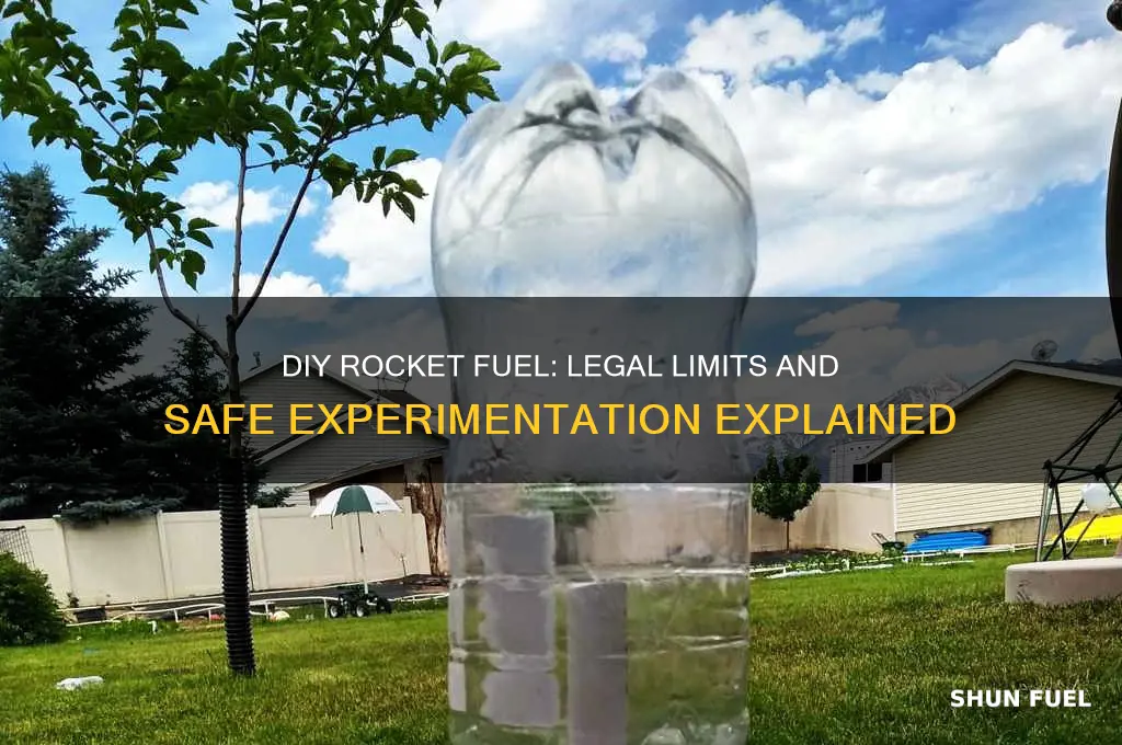can i make my own rocket fuel without a liscense