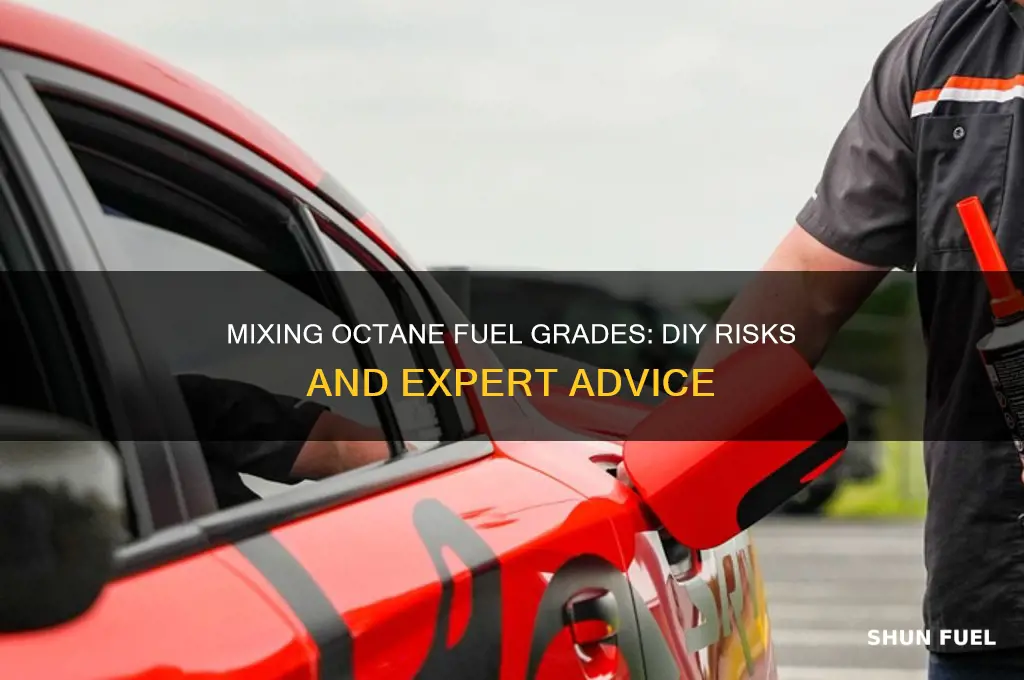 can i mix different octane fuel grades myself