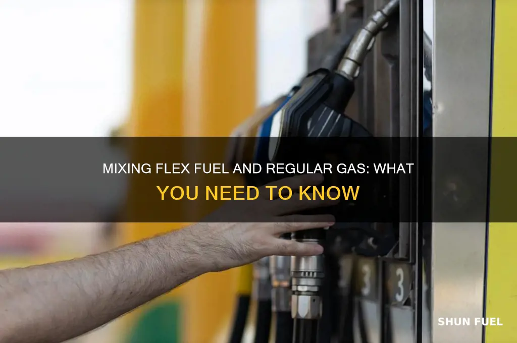 can i mix flex fuel and regular fuel