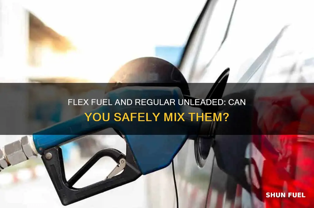 can i mix flex fuel with regular unleaded
