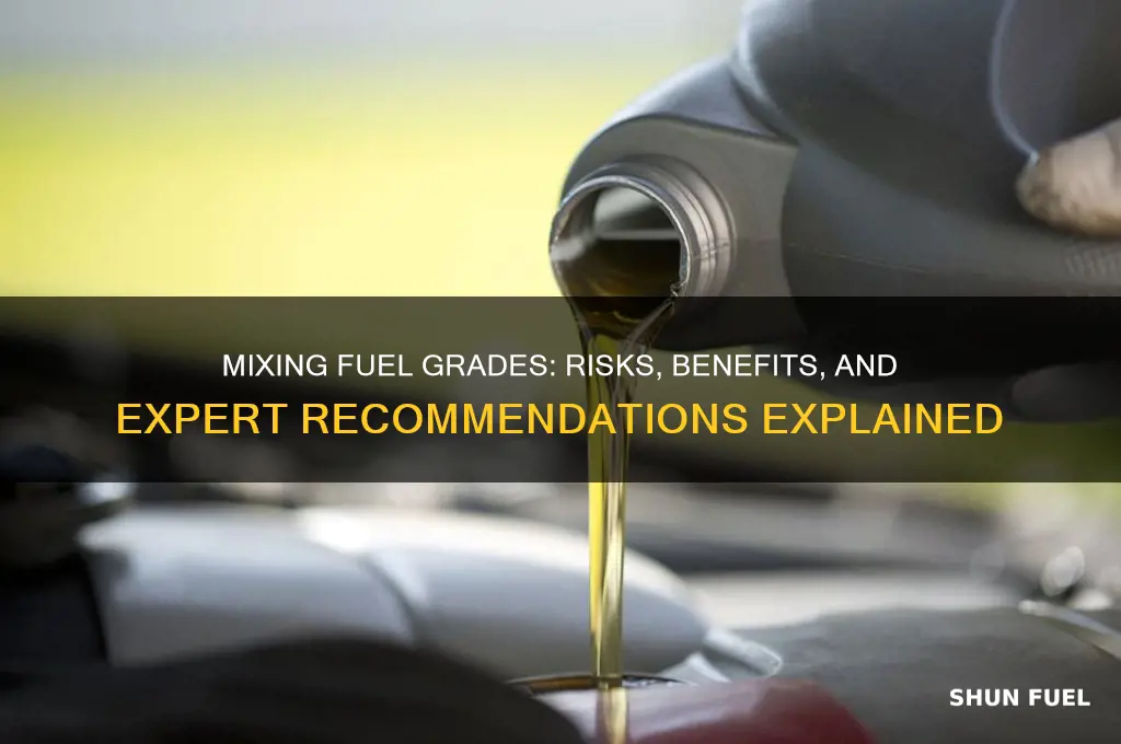 can i mix fuel grades