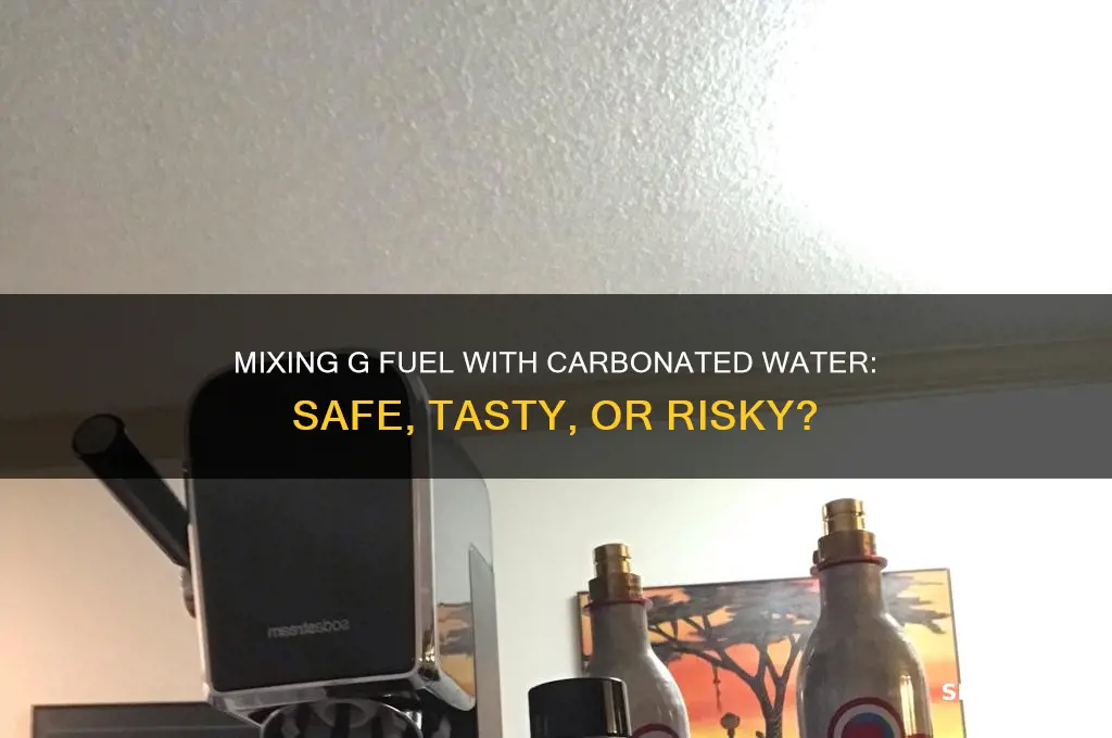 can i mix g fuel with carbonated water