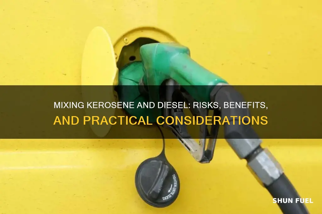 can i mix kerosene and diesel fuel