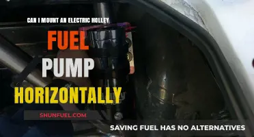 Horizontal Mounting Guide for Electric Holley Fuel Pumps