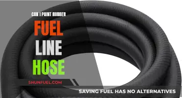 Mastering the Art of Painting Rubber Fuel Line Hose