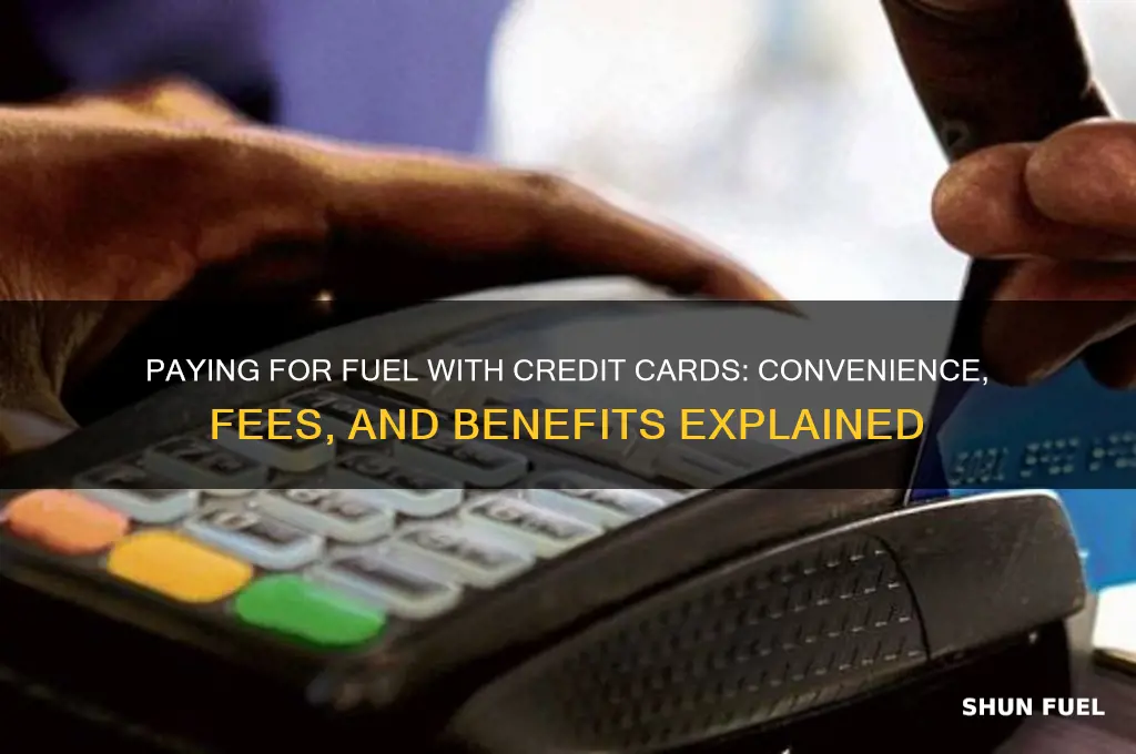 can i pay for fuel with a credit card
