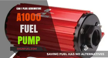 Can You Plug an Aeromotive A1000 Fuel Pump Safely?