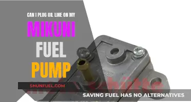 Mikuni Fuel Pump: Can You Plug the Oil Line?