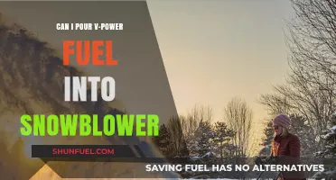 Can V-Power Fuel Safely Power Your Snowblower? Find Out Here
