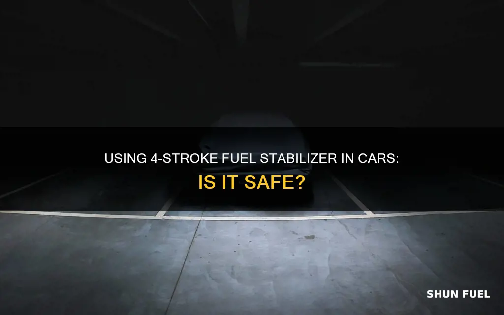 can i put 4 stroke fuel stabilizer in a car