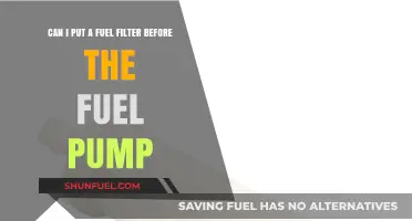 Fuel Filter Placement: Before or After Fuel Pump?