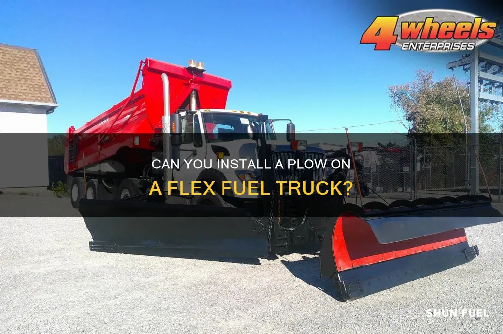 can i put a plow on a flex fuel truck
