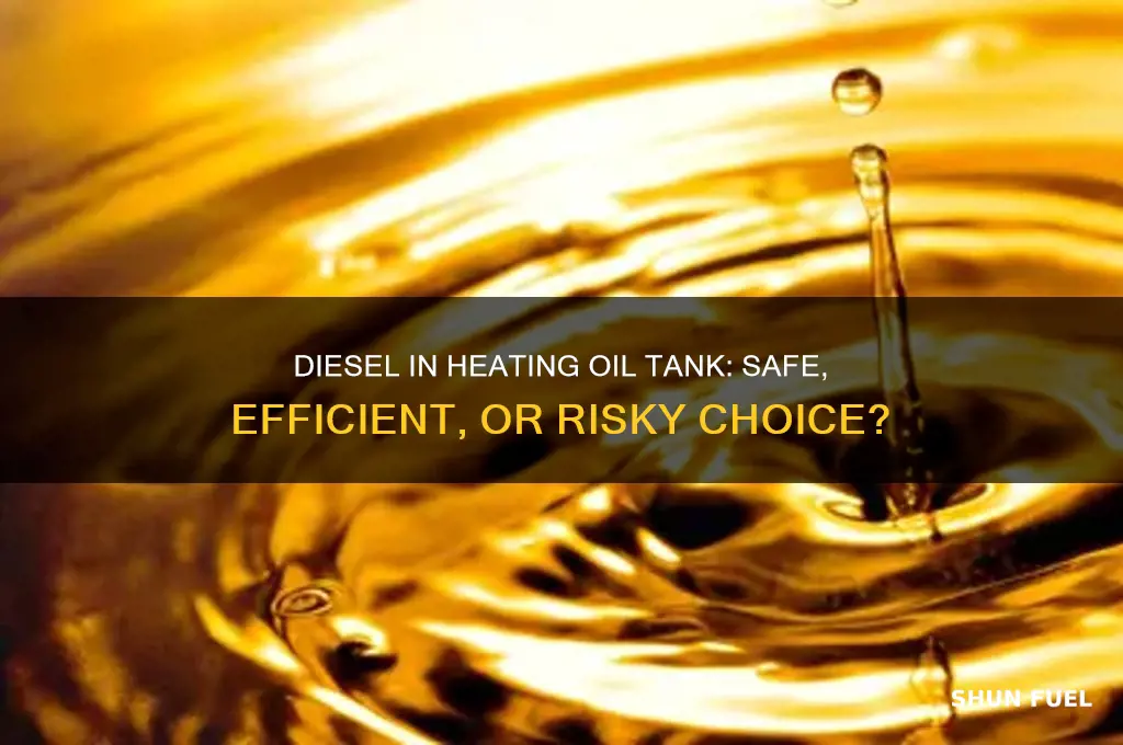 can i put diesel fuel in my heating oil tank