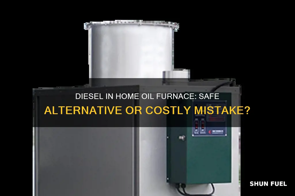 can i put diesel fuel in my home oil furnace