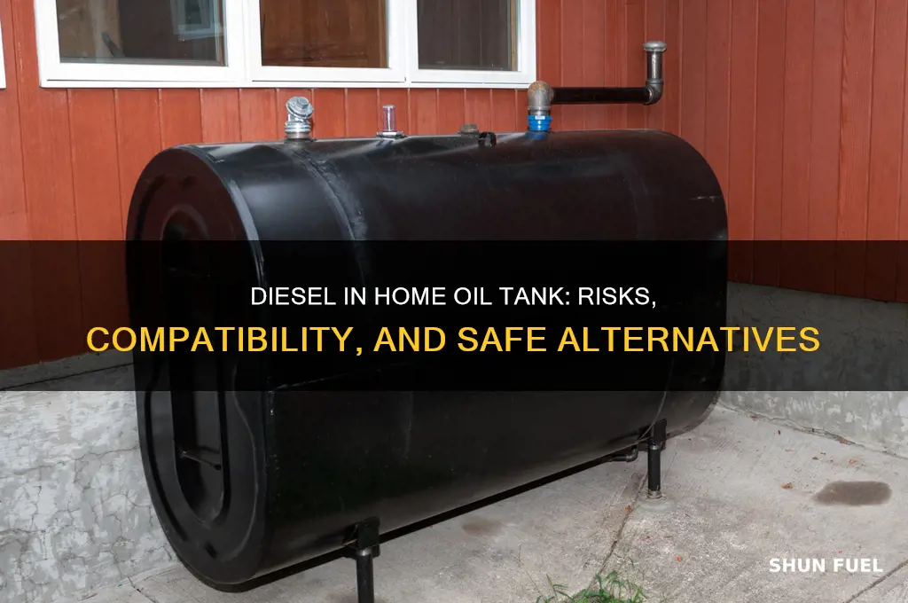 can i put diesel fuel in my home oil tank