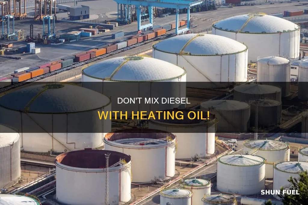 can i put diesel fuel in my oil tank