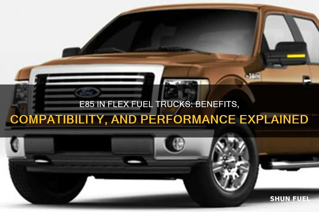 can i put e85 in my flex fuel truck