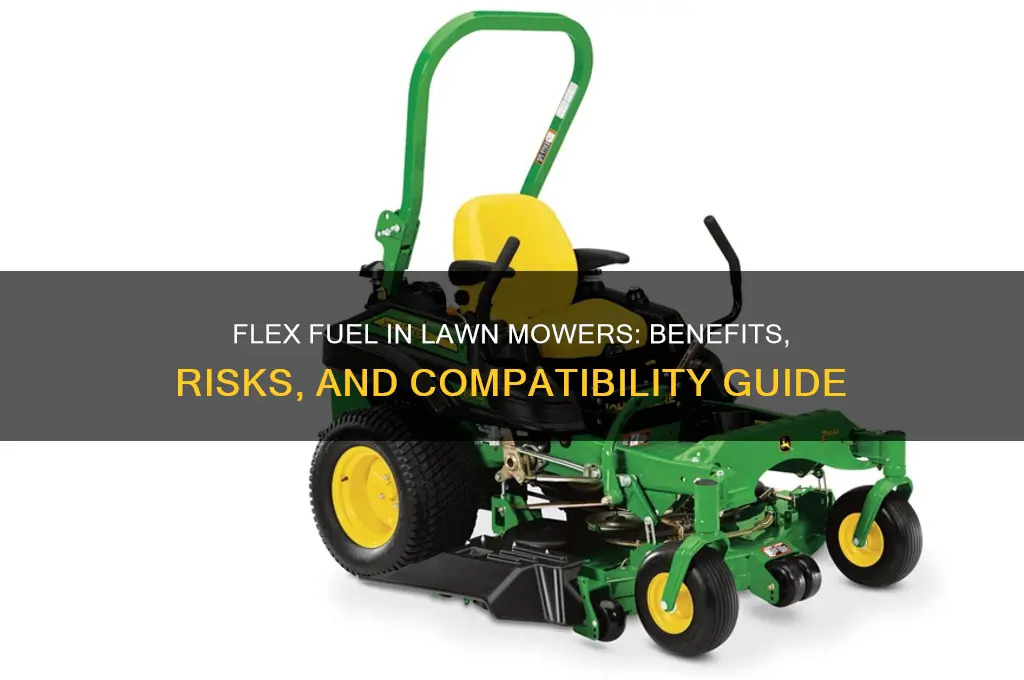 can i put flex fuel in lawn mower