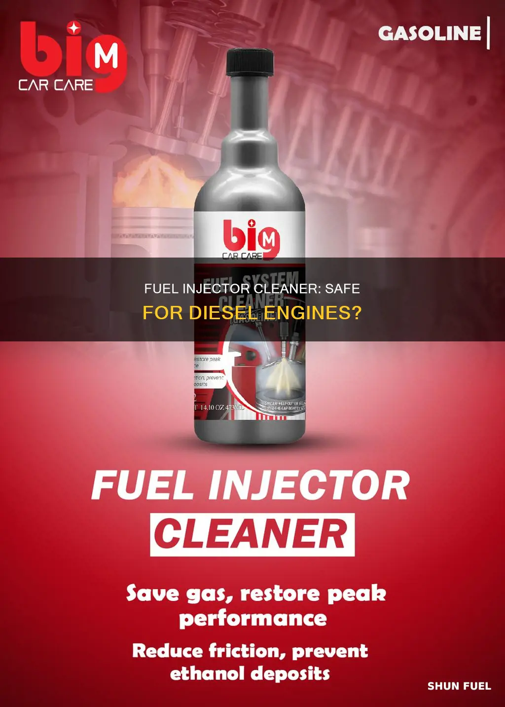 can i put fuel injector cleaner in a diesel