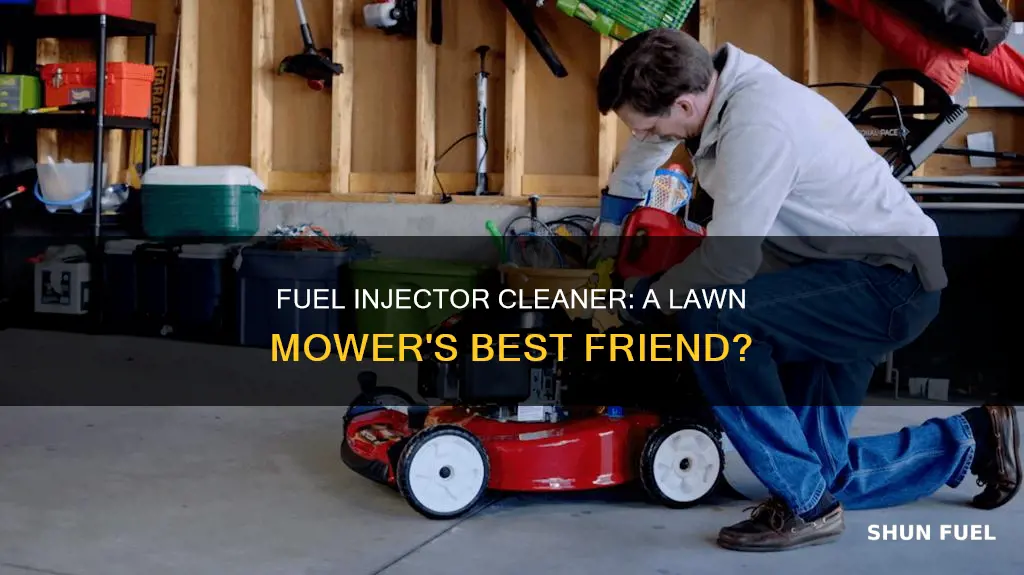 can i put fuel injector cleaner in my lawn mower