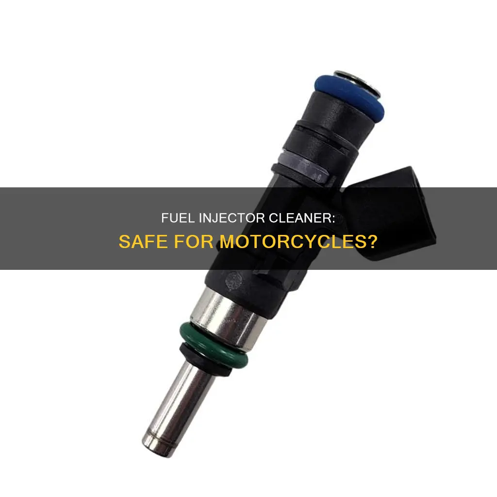can i put fuel injector cleaner in my motorcycle