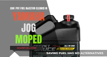 Fuel Injector Cleaner: Yamaha Jog Moped Maintenance