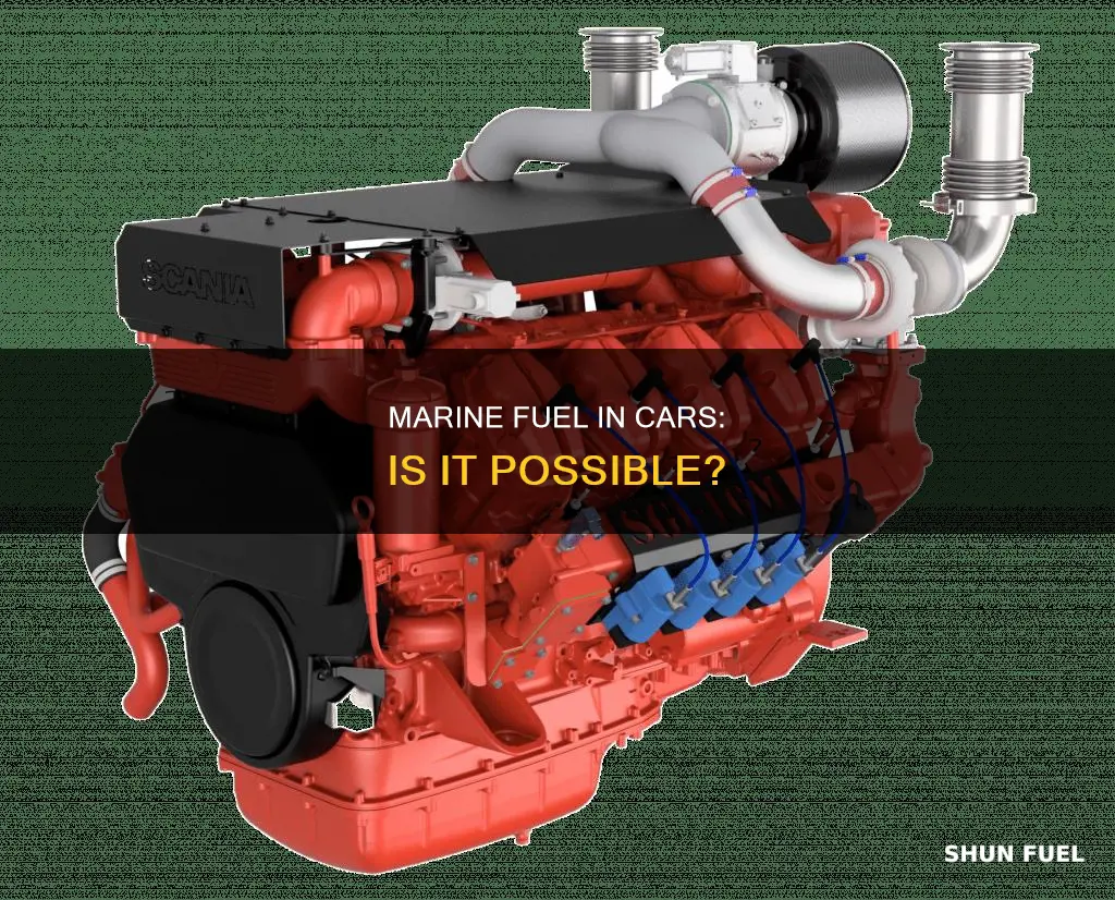 can i put marine fuel in my car