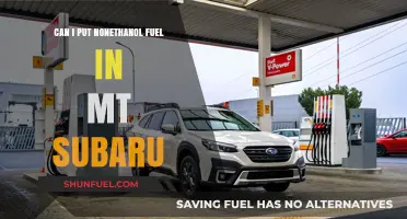 Non-Ethanol Fuel in Subaru: Compatibility and Performance Explained