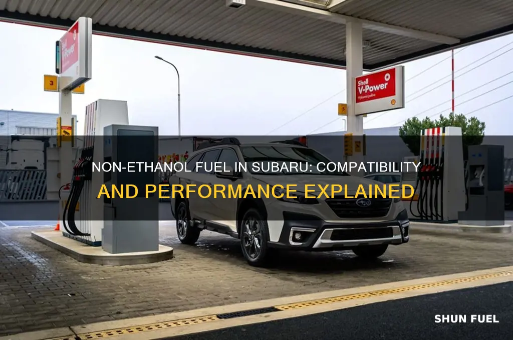 can i put nonethanol fuel in mt subaru