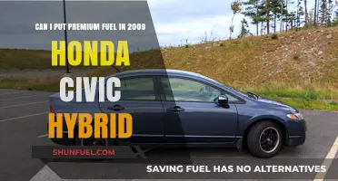 Premium Fuel in 2009 Honda Civic Hybrid: Benefits and Considerations