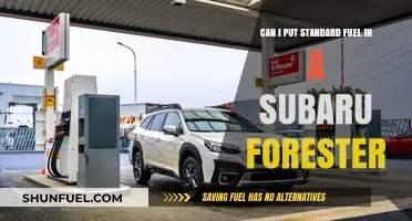 Can You Use Standard Fuel in a Subaru Forester? Explained