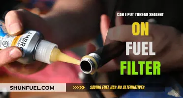 Using Thread Sealant on Fuel Filters: Is It Safe?