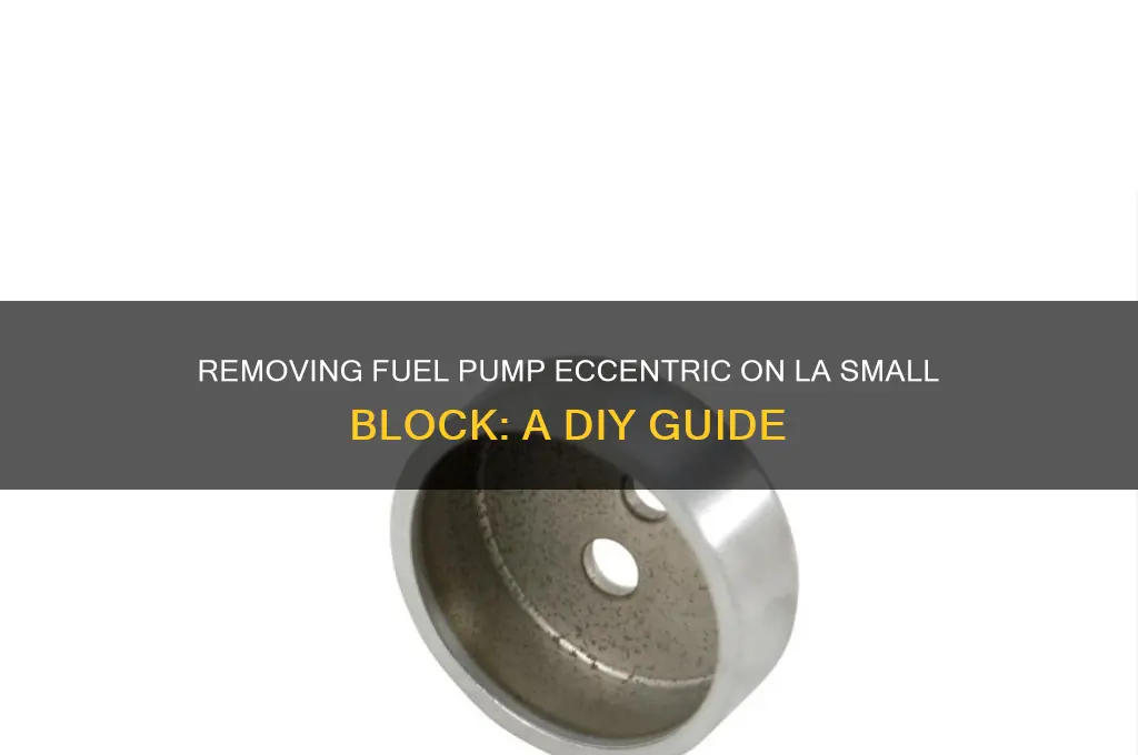 can i remove fuel pump eccentric on la small block